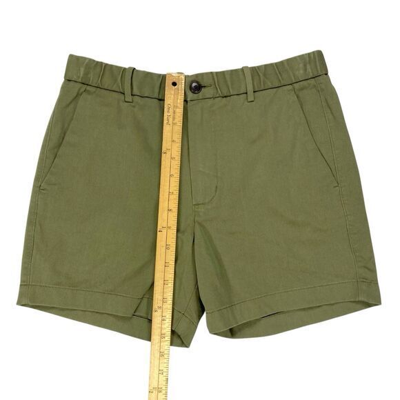 Everlane Uniform Utility Shorts Sz S Olive Green Elastic Waist Stretchy Summer - Picture 8 of 14